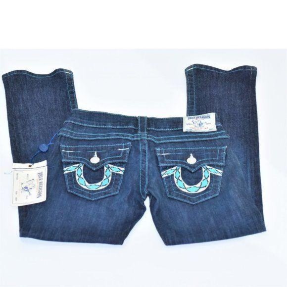 True Religion Denim - TRUE RELIGION Women’s Straight Diamond Back Jean 24